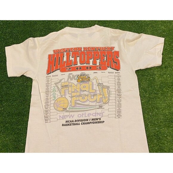 Vintage Western Kentucky Hiltopper shirt mens small basketball March Madness K - Picture 8 of 13